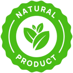 100 percent natural product badge